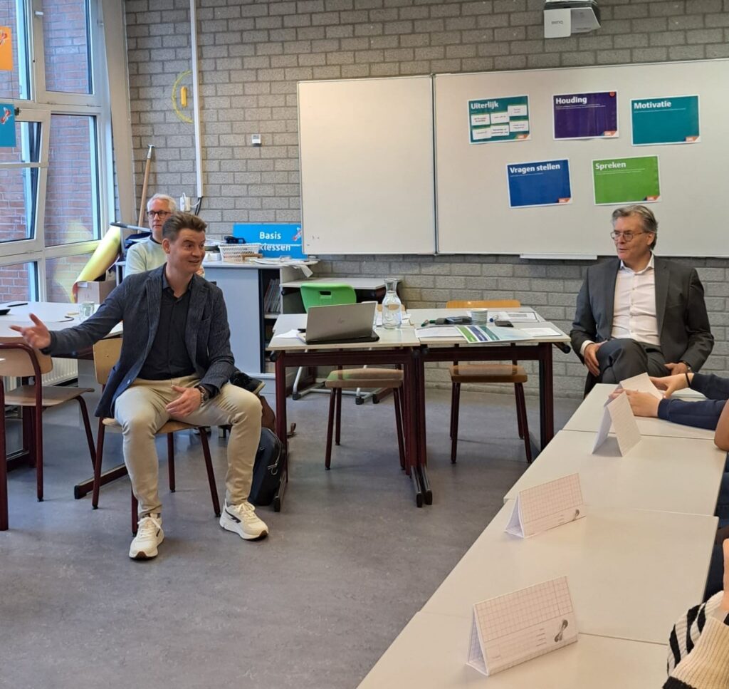 Sollicitatietraining voor het Amsfort college